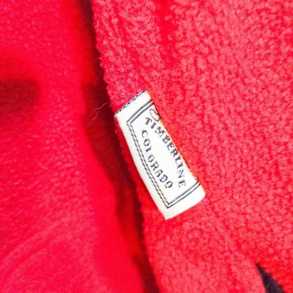 Timberlane Authentic Outerwear Colorado Mens Red Fleece Zip Pullover EAA XL - Picture 7 of 8